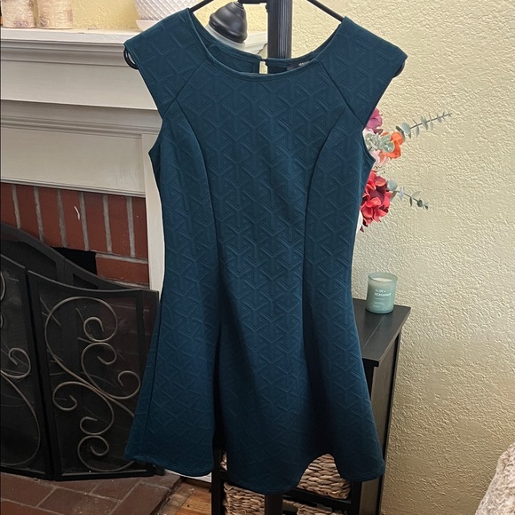Forever 21 Dark Teal Mini Dress - Picture 1 of 4